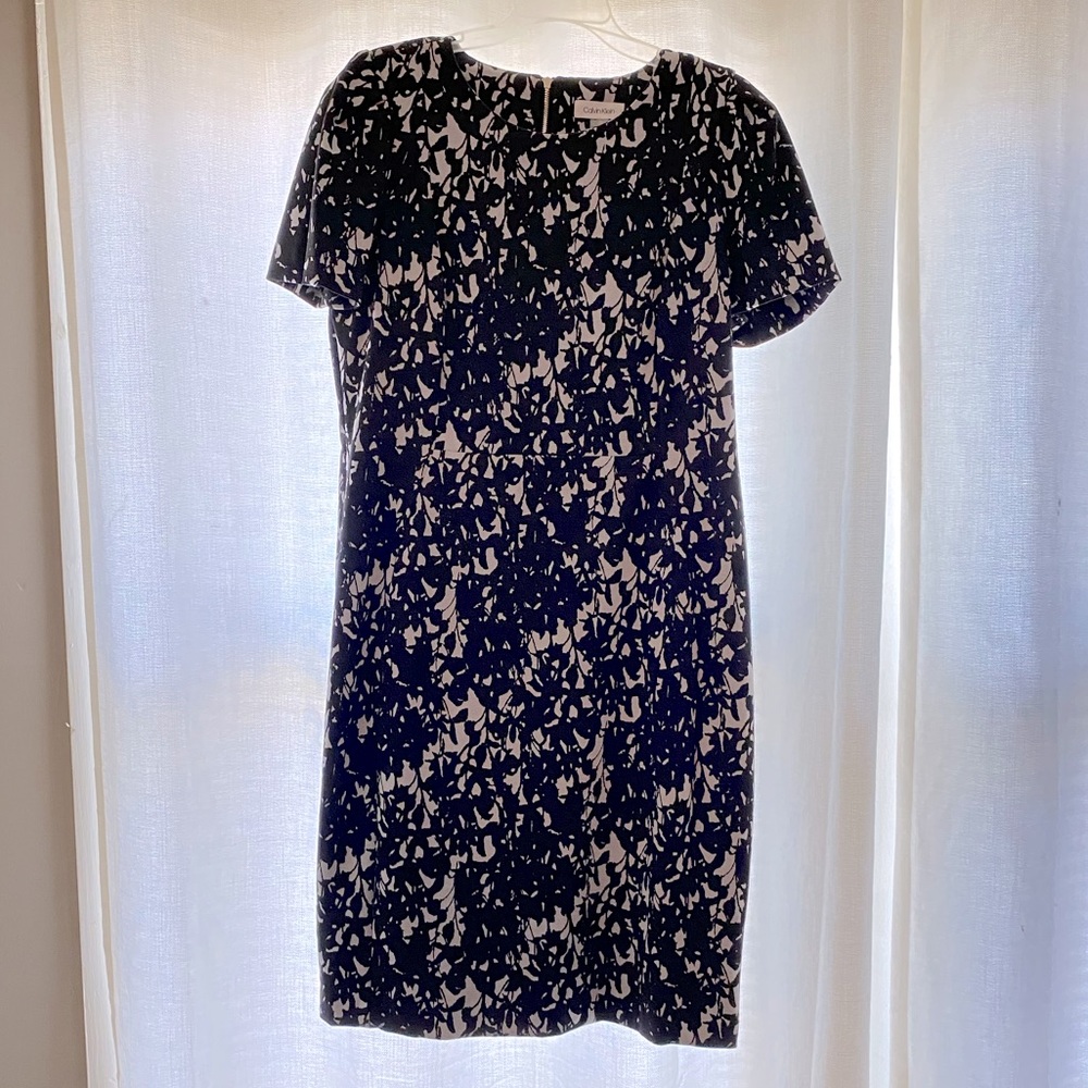 Calvin Klein short sleeve formal dress.